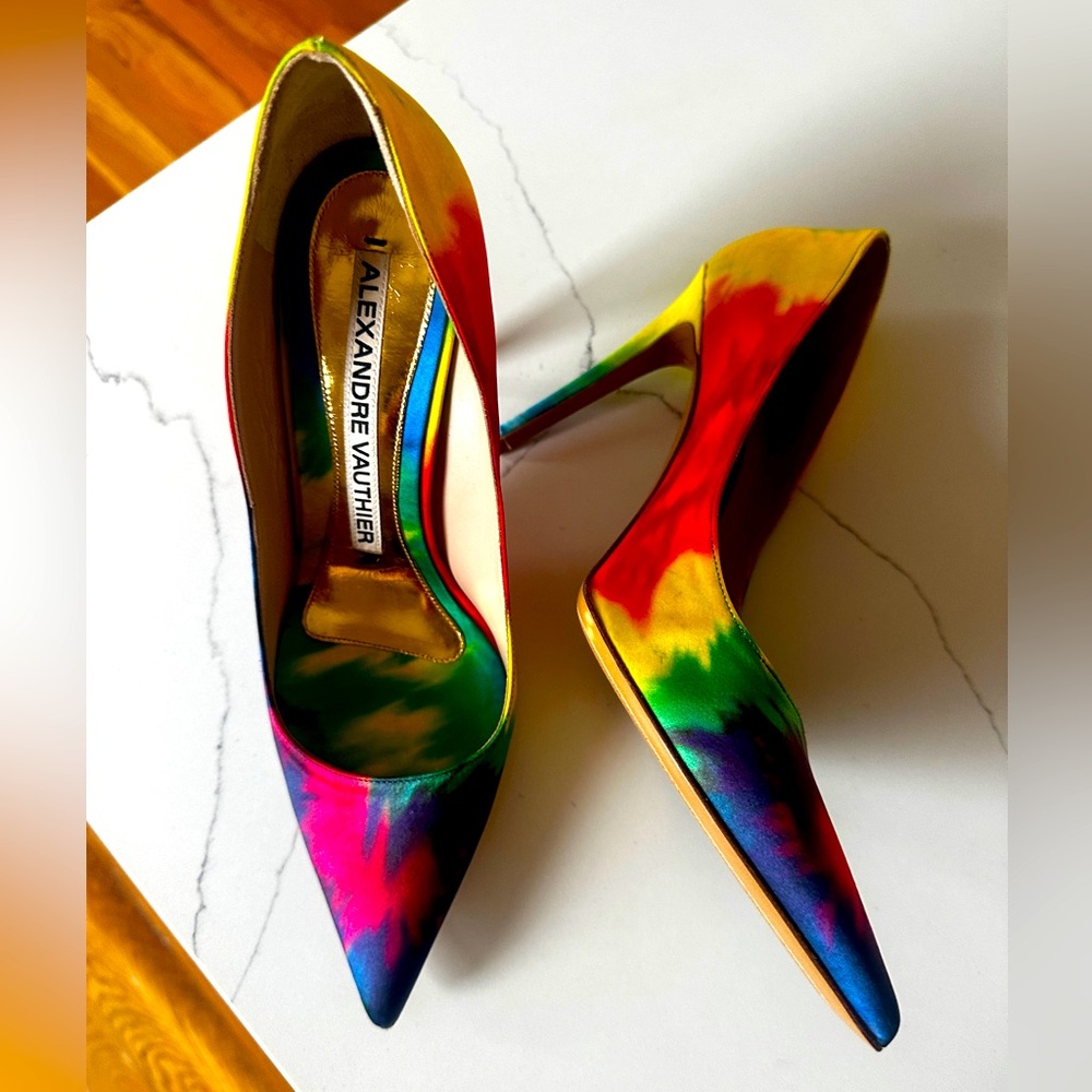 Alexandre Vauthier Tie Dye Pumps